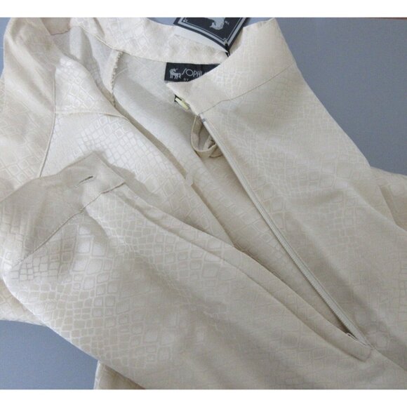 VTG 100% Silk Blouse & Skirt 2-Piece Set Sz 10 Sophisticates by Jonathan Martin - Picture 10 of 14